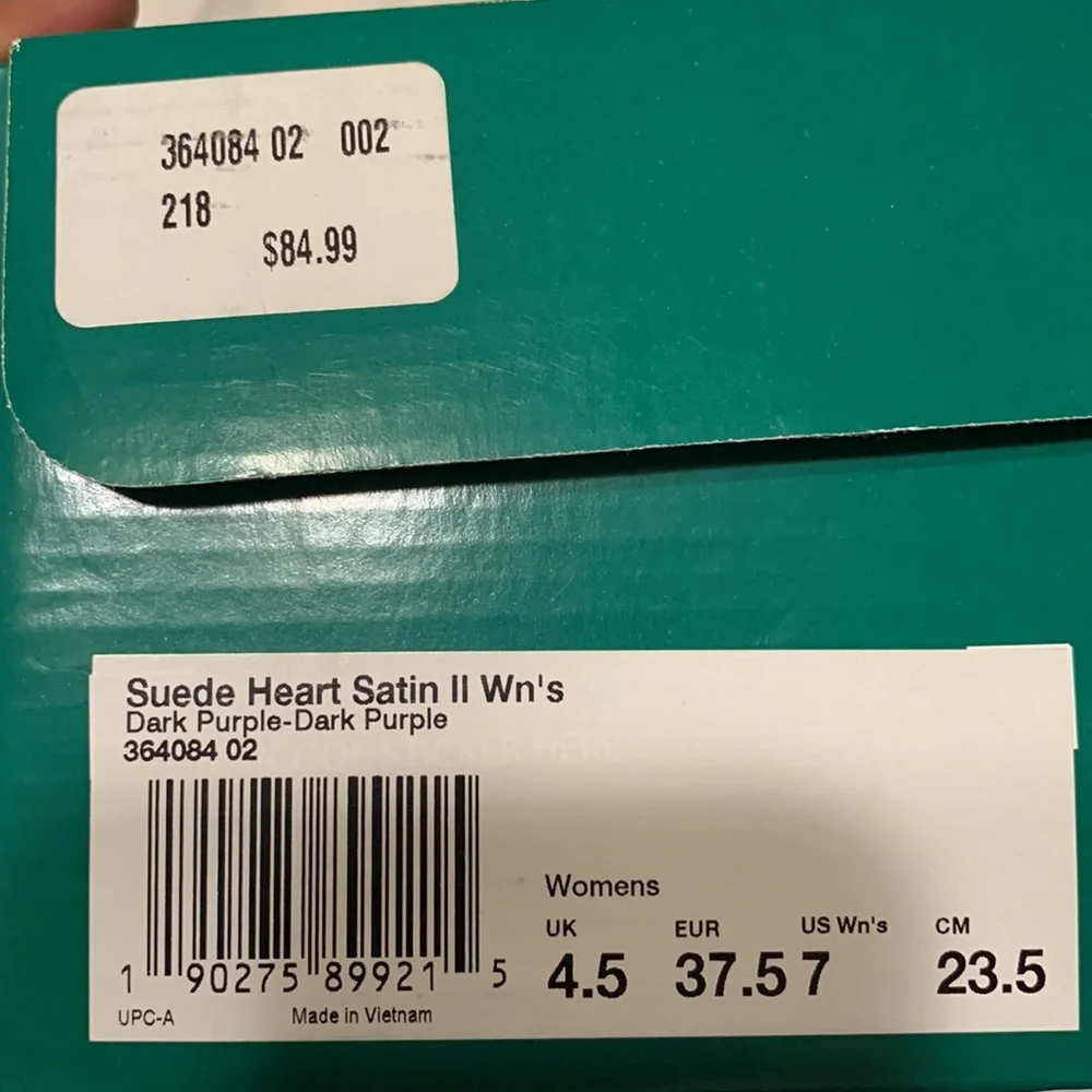 Puma Suede Heart Satin Sneakers - Picture 2 of 2
